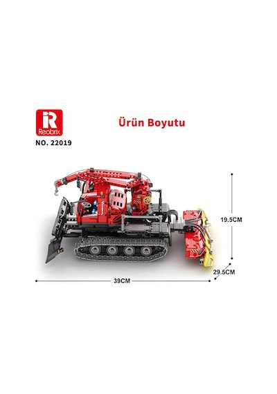 Reobrix Technic 22019 Kar Küreme Aracı Snow Groomer Kumanda&motorlu Yaratıcı Yapı Blok Seti Building Blocks - 1047 Parça Reobrix Technic 22019 Kar Küreme Aracı Snow Groomer Kumanda&motorlu Yaratıcı Yapı Blok Seti Building Blocks - 1047 Parça