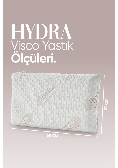 Visko Güzellik Yastığı - Ortopedik Cilt Bakım Yastığı - Beauty Kolajen Ortopedik Visko Yastık Beyaz