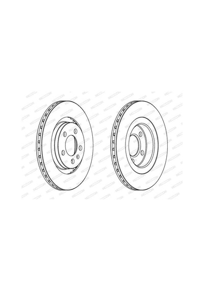 Volkswagen Bora Ön Fren Diski 1.6 102 Beygir 280 Mm Ferodo