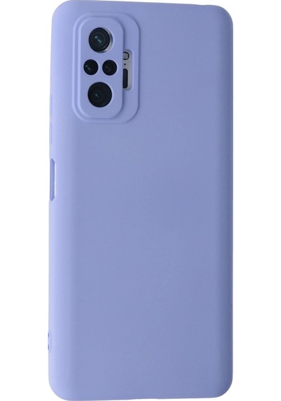 Cosmotex Newface Xiaomi Redmi Note 10 Pro Kılıf Nano İçi Kadife Silikon - Lila