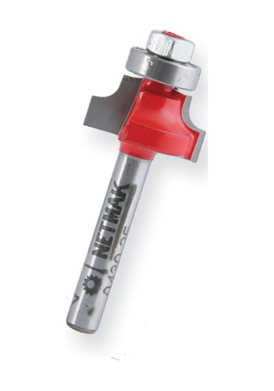 Netmak Elmas Uçlu Rulmanlı Radüs El Freze Bıçağı 25x11x53 430-r6 6 Mm