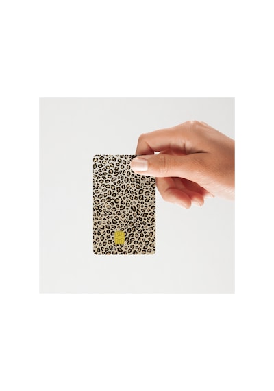 Aşko Kuşko Yeni Kahverengi Leopar Desen Kart Kaplama Sticker Yüksek Kalite Standart