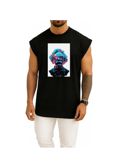 Oversize Albert Einstein Kütle-enerji Eşdeğerliği Göğüs Tasarımlı Unisex Spor Atlet SIYAH Oversize Albert Einstein Kütle-enerji Eşdeğerliği Göğüs Tasarımlı Unisex Spor Atlet SIYAH