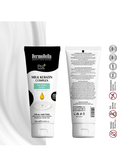 Milk Keratin Complex Besleyici Ve Onarıcı Saç Kremi 200 Ml