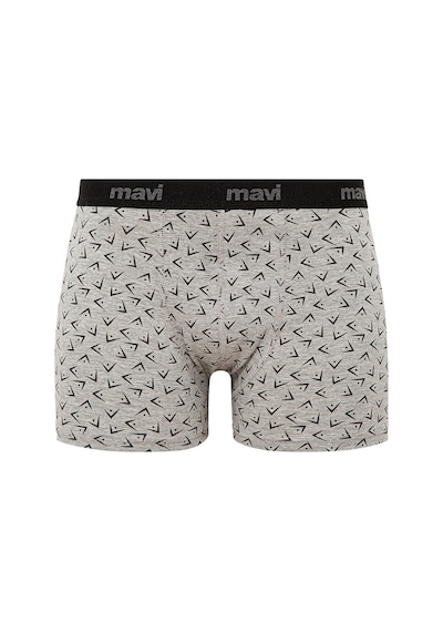 Mavi - Gri Kareli Boxer 0911049-82816 Gri