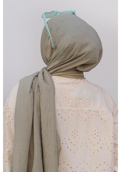 Bambu Şal Tesettür, Pamuklu, Hafif, Rahat, Şık, Yüksek Kalite, Hijab, Shawl, Original, Lux Yeşil