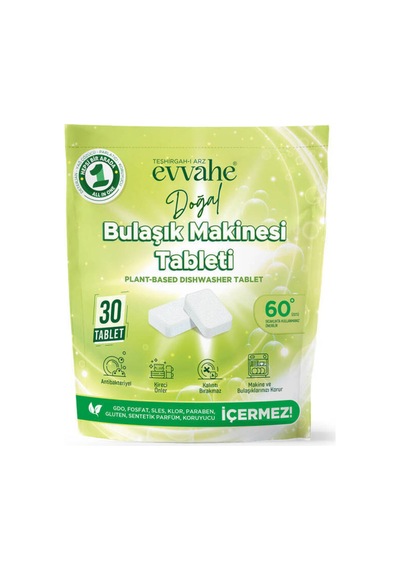 Bitkisel Bulaşık Makinesi Tableti 30 Tablet - 669332790