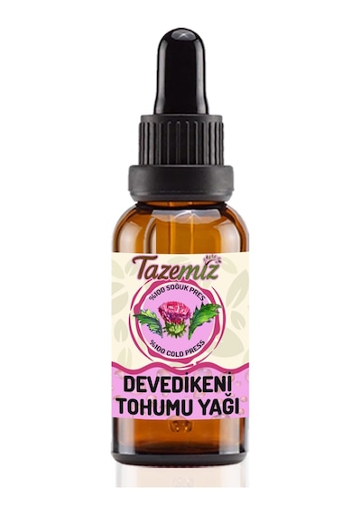 Tazemiz Devedikeni Tohumu Yağı Soğuk Pres 50 ML