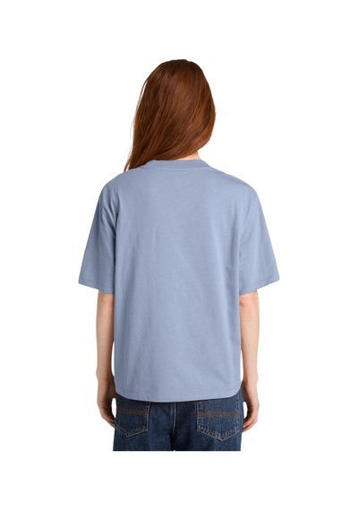 B0a5rzxb881-r Timberland Stack Logo Short-sleeve Tee Kadın T-shirt Mavi B0a5rzxb881-r Mavi