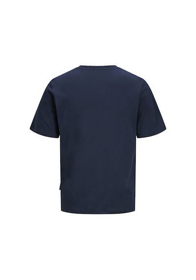 Jack & Jones Erkek Gögüs Logo Baskili Tisört - Devin - 12290173 Lacivert