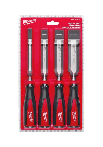 Milwaukee 4 Parça İskarpela Seti
