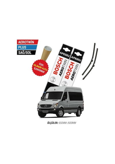 Mercedes Sprinter 2013 Model Silecek Takımı Ön Bosch Aerotwin Plus