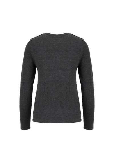 Mustang Antrasit Kadın Relaxed Sweatshirt M6wl-swt1550