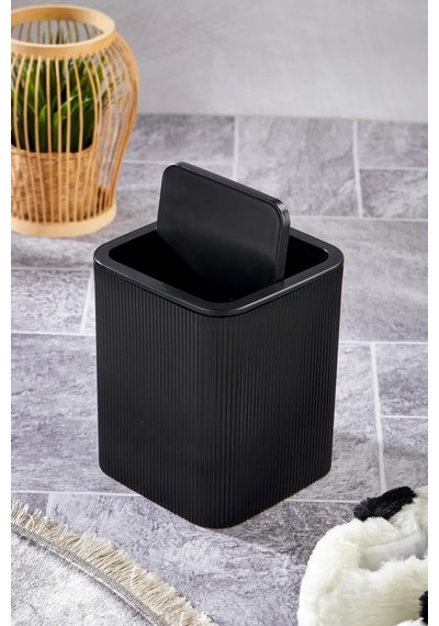 Kare Çöp Kovası Siyan 5 Litre Taupe