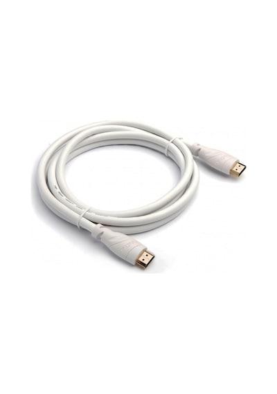 3M Metre Hdmi  Kablo V1.4 2160P Full Hd Beyaz Lcd Pc Laptop Ps3 3D
