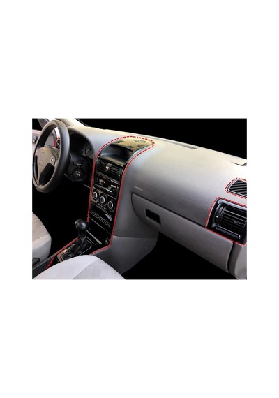 Opel Astra G Maun, Torpido Kaplama 1994-2005 Full Set, Manuel Vites Piano Black, Parlak Siyah