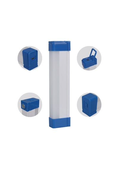 Powermaster T515 17cm 20w Çubuk Portatif Led Işıldak Şarjlı Tüp Lamba 800mah Beyaz