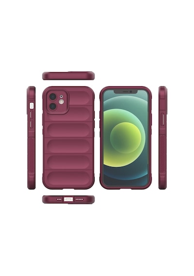 Apple Uyumlu iPhone 12 Kılıf Optimum Lens Çerçeveli Silikon Kapak