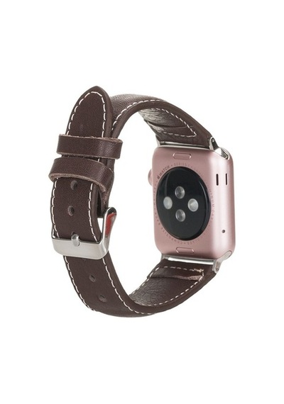 Bouletta Apple Watch Uyumlu Deri Kordon 42-44-45Mm Nm4-As4 Kahve