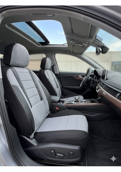 Veloce Gri Serisi Volkswagen Bora Koltuk Kılıfı Tam Set