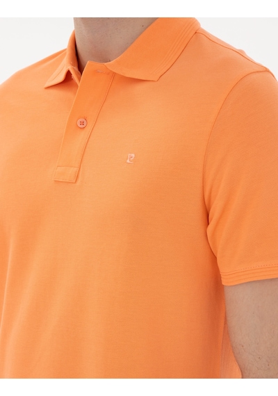 Pierre Cardin Erkek Mercan Tişört Basic 50302561-vr186 MERCAN