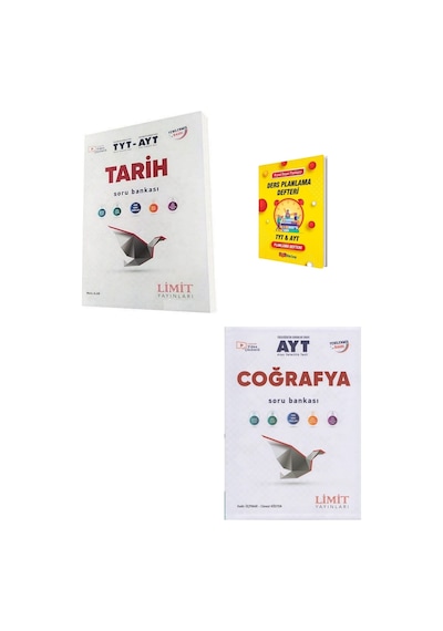 Limit Ayt Tarih Ve Coğrafya Soru Bankası + Planlama Defteri