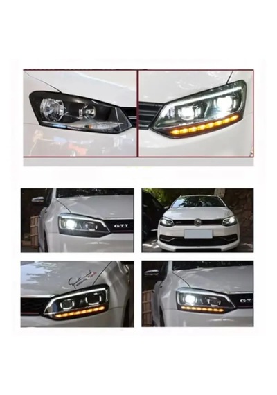 Volksvagen Polo 6r 6c 2009-2017 Passat B8 Dizayn Ledli Ön Far