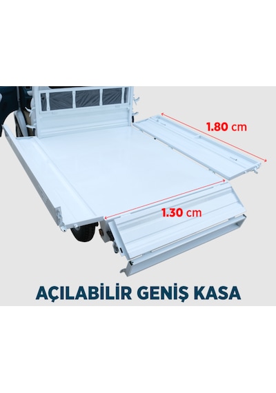Arora E-Pıckup Small Elektrikli Kamyonet Kırmızı