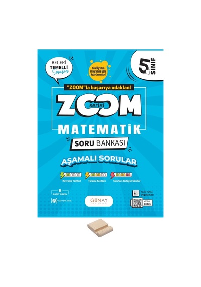 5. Sınıf Zoom Serisi Matematik Soru Bankası + Telefon Standı