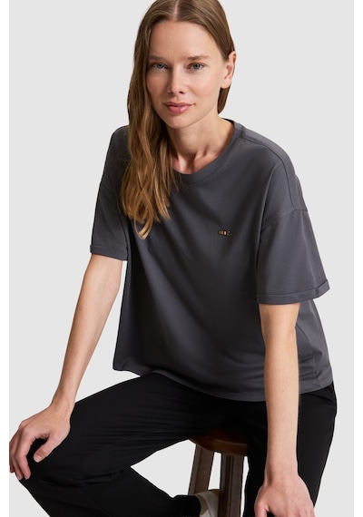U.s. Polo Assn. Kadın Antrasit Tişört Basic 50323545-vr006