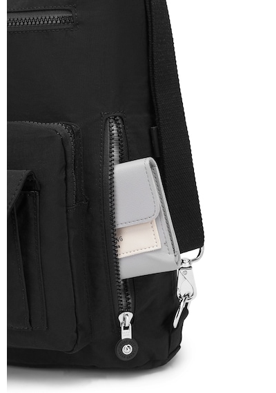 Smart Bags Büyük Boy Su Geçirmez Krınkıl Kumaş Hem Sırt Hem Omuz Çantası Mavi Rose