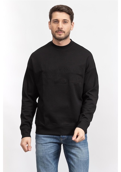 Armani Exchange Armani Bisiklet Yaka Sweat Siyah
