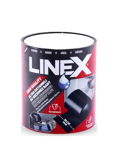 Linex Su Geçirmez Sızdırmaz Boru Tamir Yama Bant 10Cm X 1.5 Metre