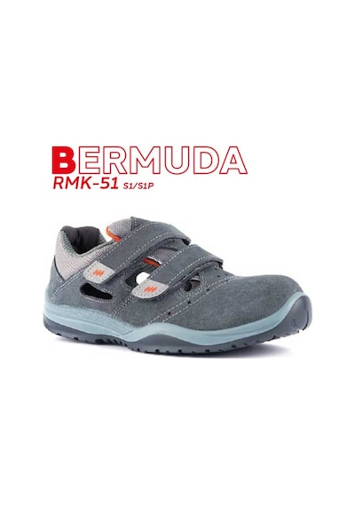 Mekap İş Ayakkabısı - Bermuda Rmk-51 Gray S1 Gri