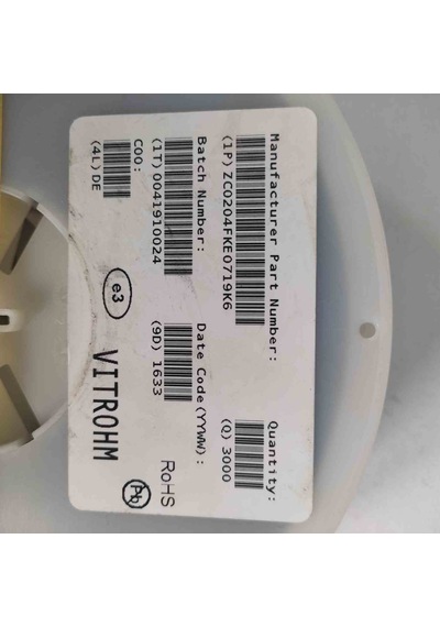 Zc0204fke0719k6 19k6 0204 Smd Direnç 500 Adet