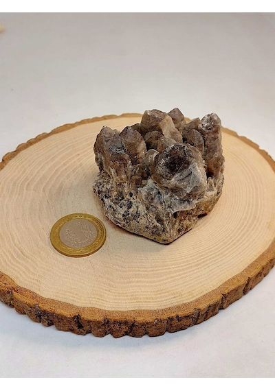 Dumanlı Kuvars Taşı Kütle Ham Parça - 210gram 45150
