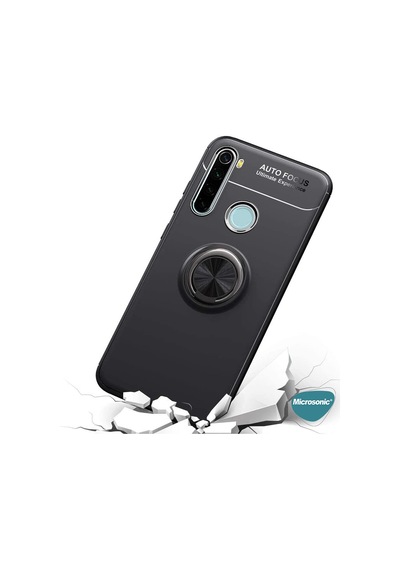 Microsonic Xiaomi Redmi Note 8T Kılıf Kickstand Ring Holder