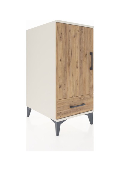 Kronos Komodin 3 Raflı Tek Çekmeceli Tek Kapaklı 44x59x96 Aytaşı-çam Aytası