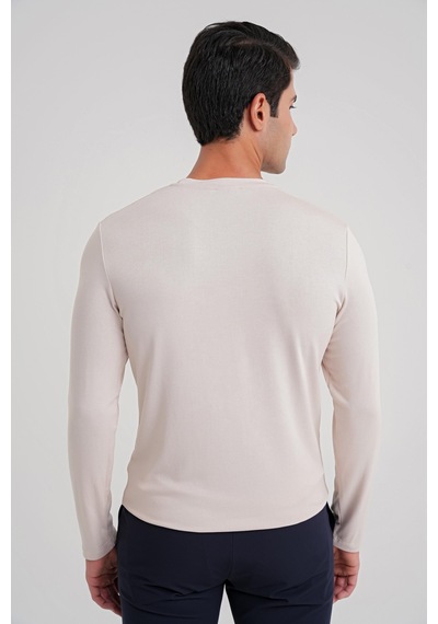 Efor Ts 870 T-shırt Slim A.bej Casual Bej