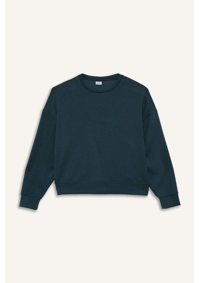 Defacto Defactofit Oversize Geniş Kalıp Bisiklet Yaka Modal Ultra Soft Sweatshirt E8954ax25augn1051 Yeşil-gn1051 Defacto Defactofit Oversize Geniş Kalıp Bisiklet Yaka Modal Ultra Soft Sweatshirt E8954ax25augn1051 Yeşil-gn1051