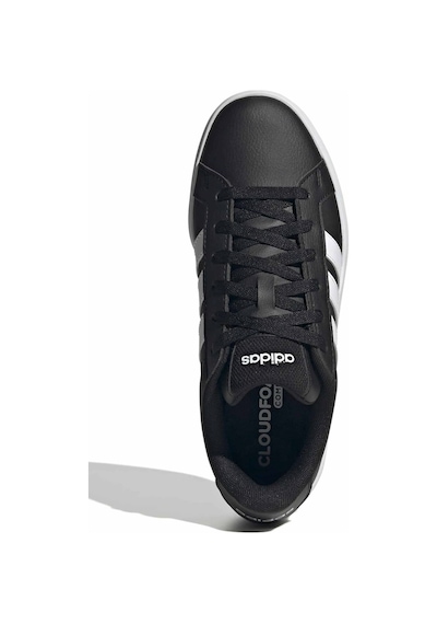 Adidas Grand Court Base 3.0 Hq0095 Unisex Spor Ayakkabı SİYAH-BEYAZ