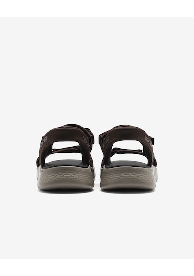 Skechers Go Walk Flex Sandal - Easy Entry Erkek Kahverengi Sandalet 229210 Brn Kahverengi