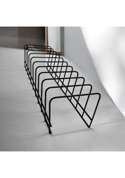 10 Bölmeli Kaliteli Metal Siyah Tabaklık Metal Siyah Diğer