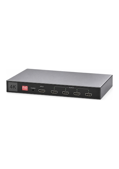 Hadron Hdx1429 Hdmı Splitter 4k 1 In 4 Out Siyah