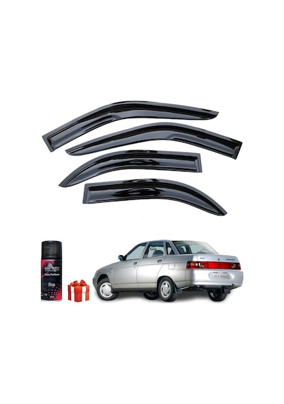 Caraks Lada Vega Mügen Cam Rüzgarlığı Sedan 4'lü Takım + Koku