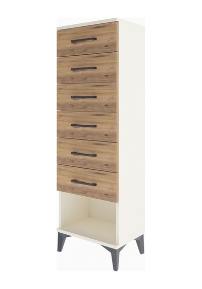 Arges Dolap 6 Çekmeceli 44x30x134 Aytaşı-çam Aytaşı