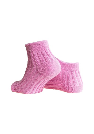 U&me Kadın Uyku Çorabı 3'lü Set 36-40 Pembe Renkli