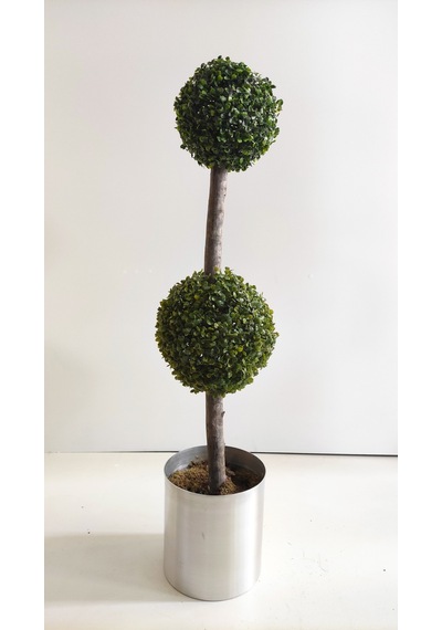 Rüzgar Yapay Çiçekçilik 120 Cm Şimşir Top Yeşil