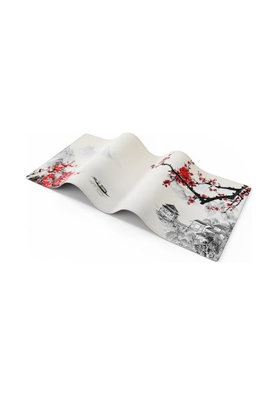 Klasse Pro - 10 Farklı Model Dikişli Kenar 90x40 Cm Oyuncu Gaming Mouse Pad Cherry Blossom, 90x40 Cm