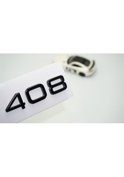 Dk Tuning Peugeot 408 Bagaj 2022+ Siyah Abs Logo Amblem